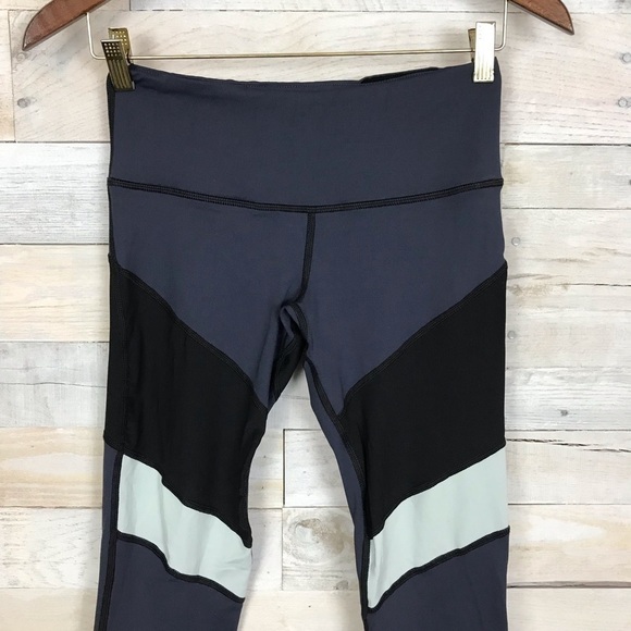 Vimmia Colorblock Black Gray Leggings Small - Picture 2 of 5
